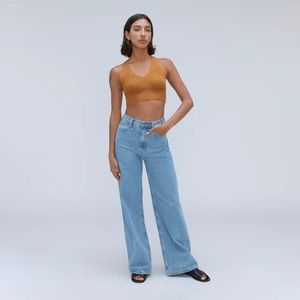 Everlane The Baggy Jean in Moraine Wash Raw Hem
